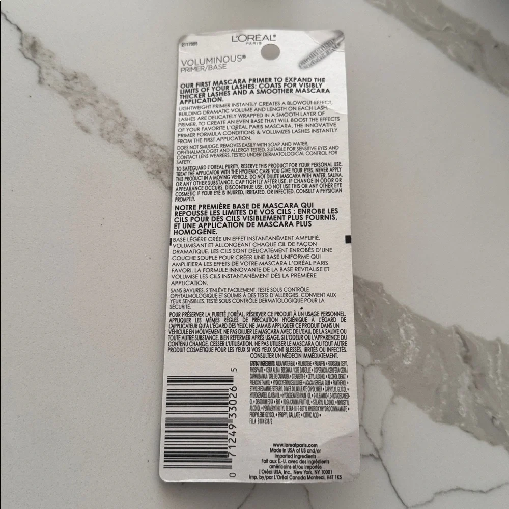 🌸5/$25🌸 L’Oreal voluminous mascara primer/base - Picture 2 of 2